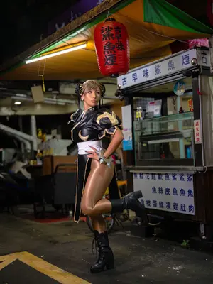 [nonsummerjack] Chun-Li đen