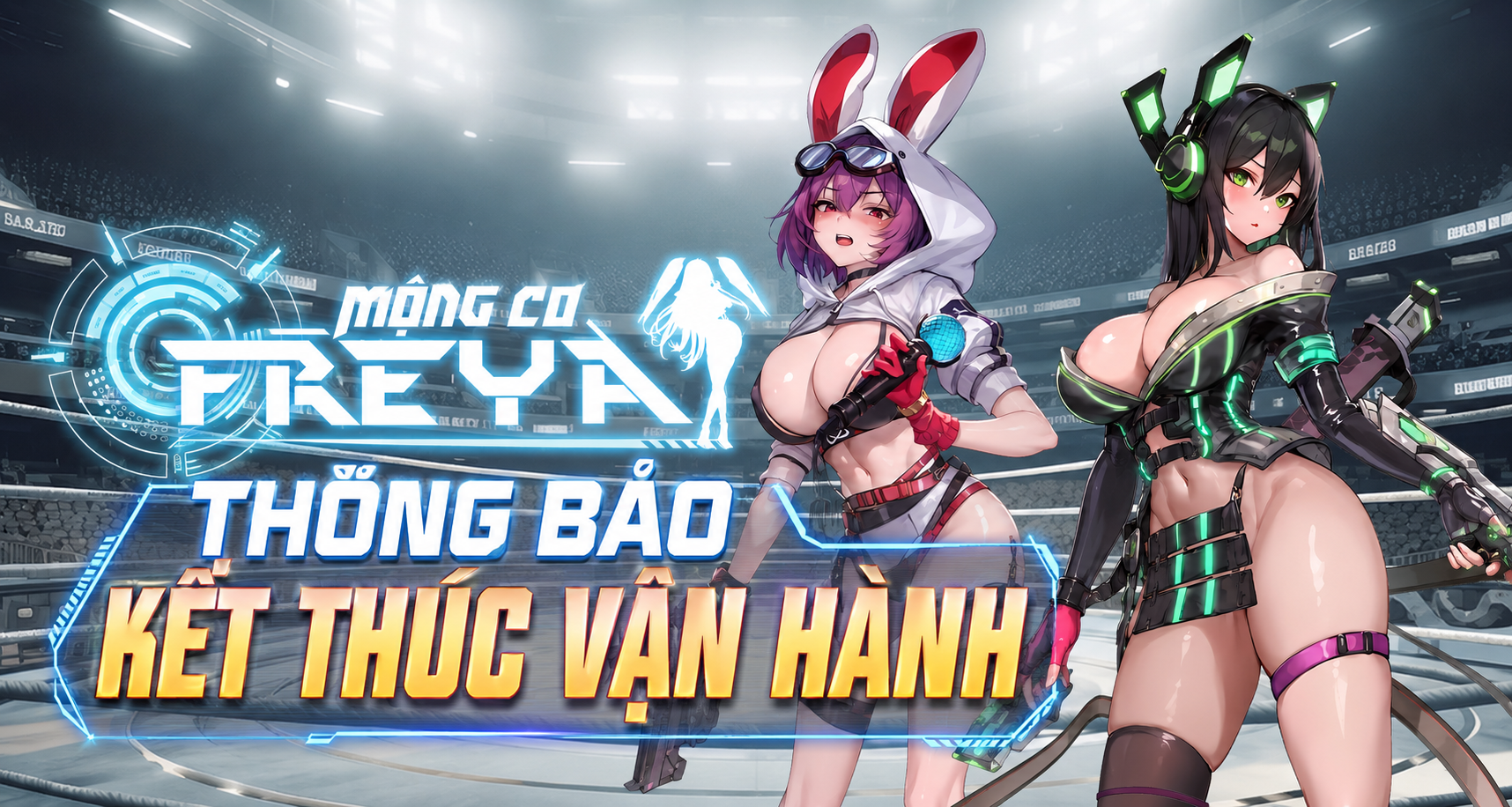 Thông báo kết thúc vận hành game FREYA Mộng Cơ