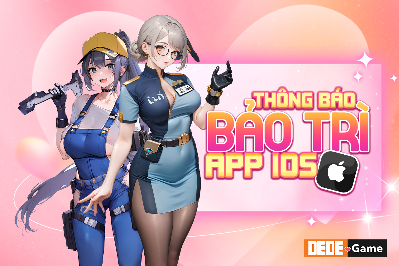 Thông báo về lỗi đăng nhập ứng dụng Dedegame trên iOS.